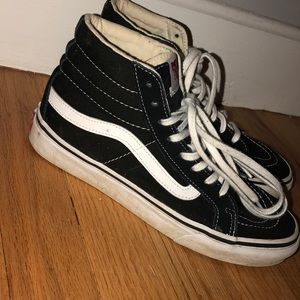 Sk8 high black vans